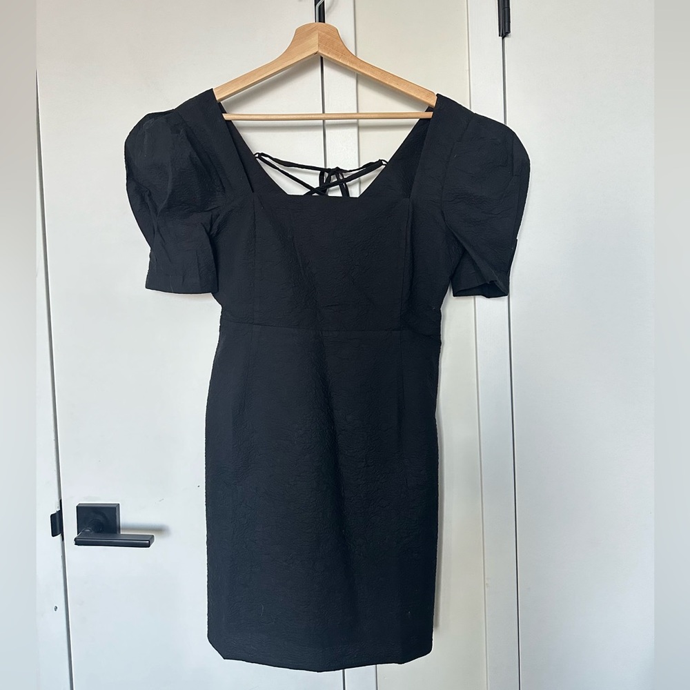 Petite studio Eleanor dress black small nwt